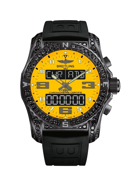 breitling cockpit yellow