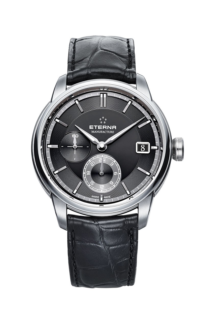 Eterna Adventic GMT Black / Strap • 7661.41.46.1324 | WatchDetails