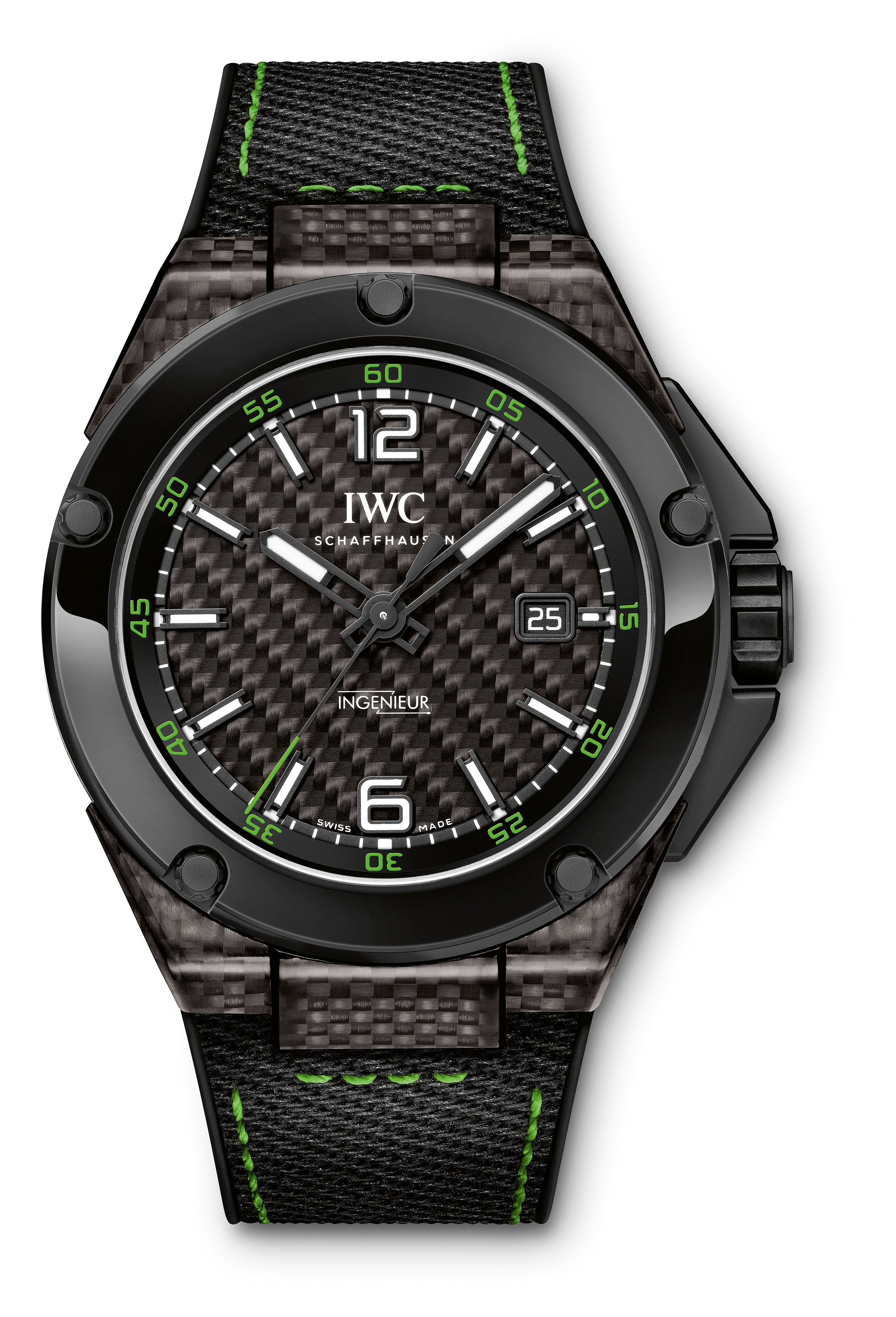 IWC Ingenieur Automatic Carbon Performance Ceramic Green • IW322404