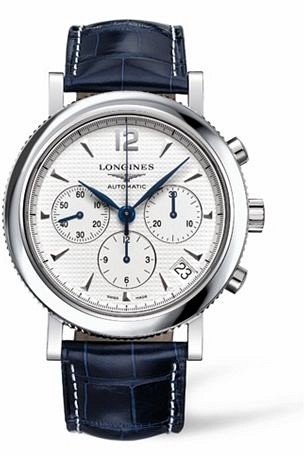 Longines Clous De Paris Chronograph Silver • L2.704.4.16.3 