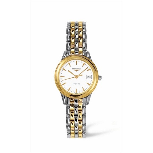 Longines Flagship 26 Automatic Two Tone White • L4.274.3.22.7 ...